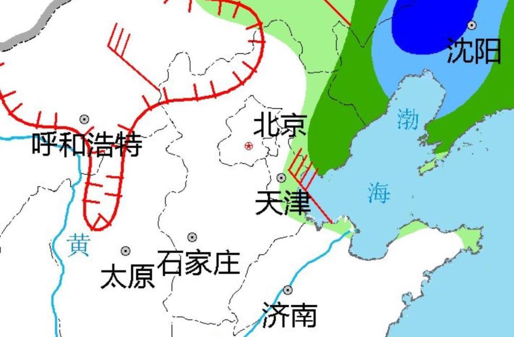 河北地区最新降水动态